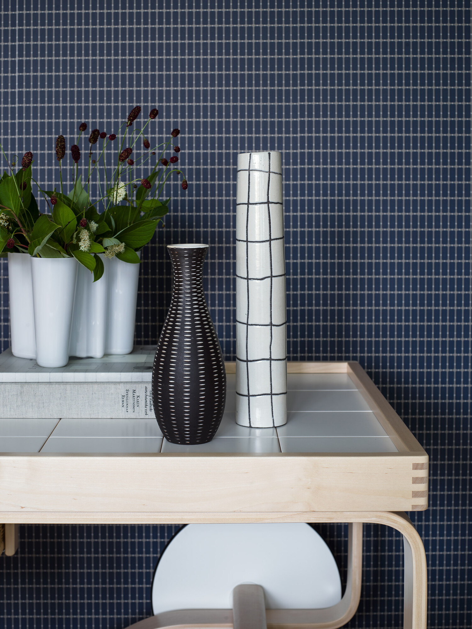 Tapeter Alvar Aalto M.I.T 1965 1965 Interiör alternativ