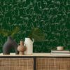 Modern,Scandinavian,Home,Interior,With,Design,Wooden,Commode,,Tropical,Leaf Modern,Scandinavian,Home,Interior,With,Design,Wooden,Commode,,Tropical,Leaf