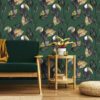 Tapeter Tiki Green 91340 91340 Interiör alternativ