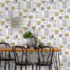Tapeter Nordic Geo Grey/Ochre 91331 91331 Interiör