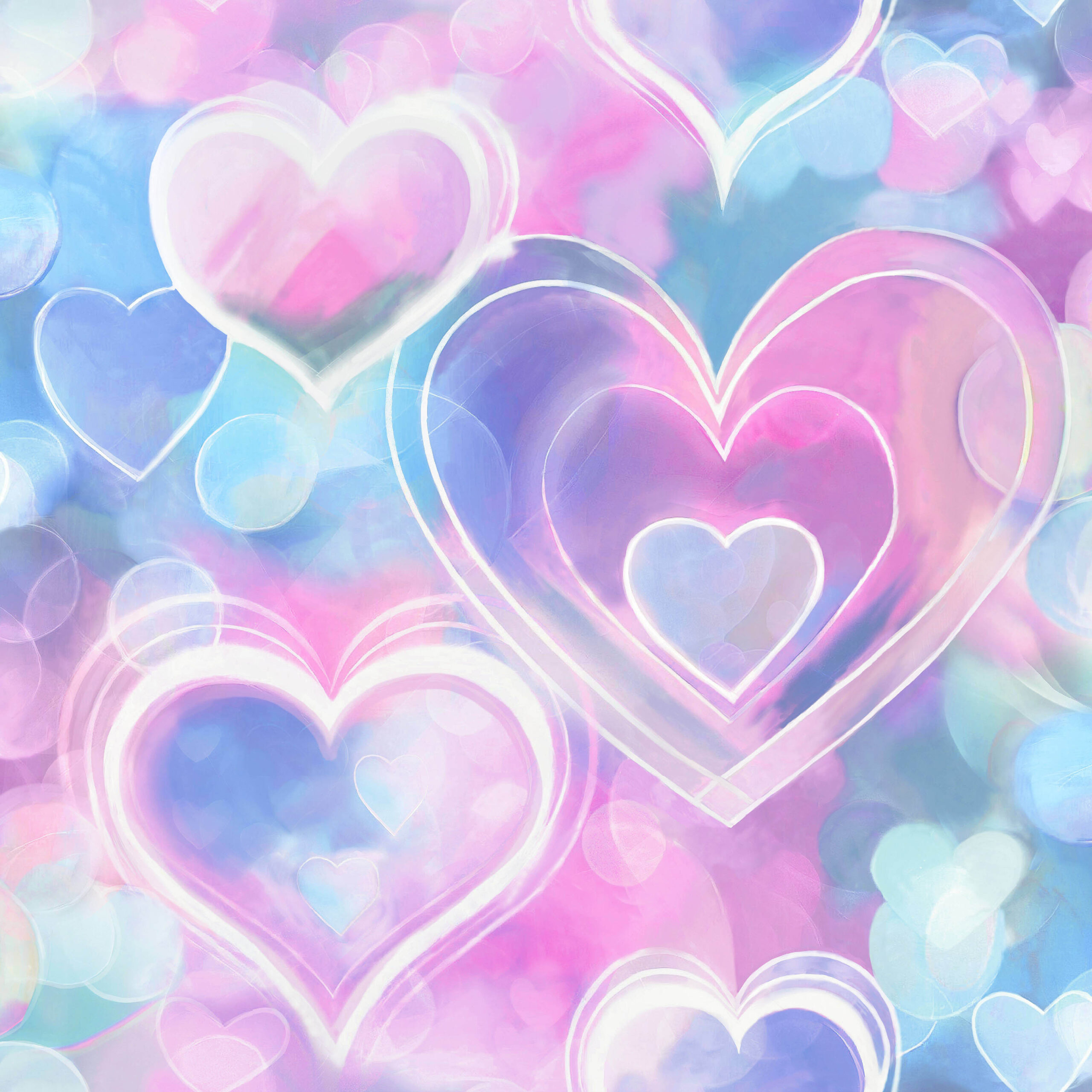 Tapeter Neon Hearts Pink/Blue13785 13785 Mönster Tapeter Neon Hearts Pink/Blue13785 13785 Mönster