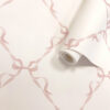 Tapeter Tied With a Bow Cream Pink14032 14032 Mönster