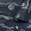 Tapeter Lost in Space Midnight Blue/Silver14051 14051 Mönster