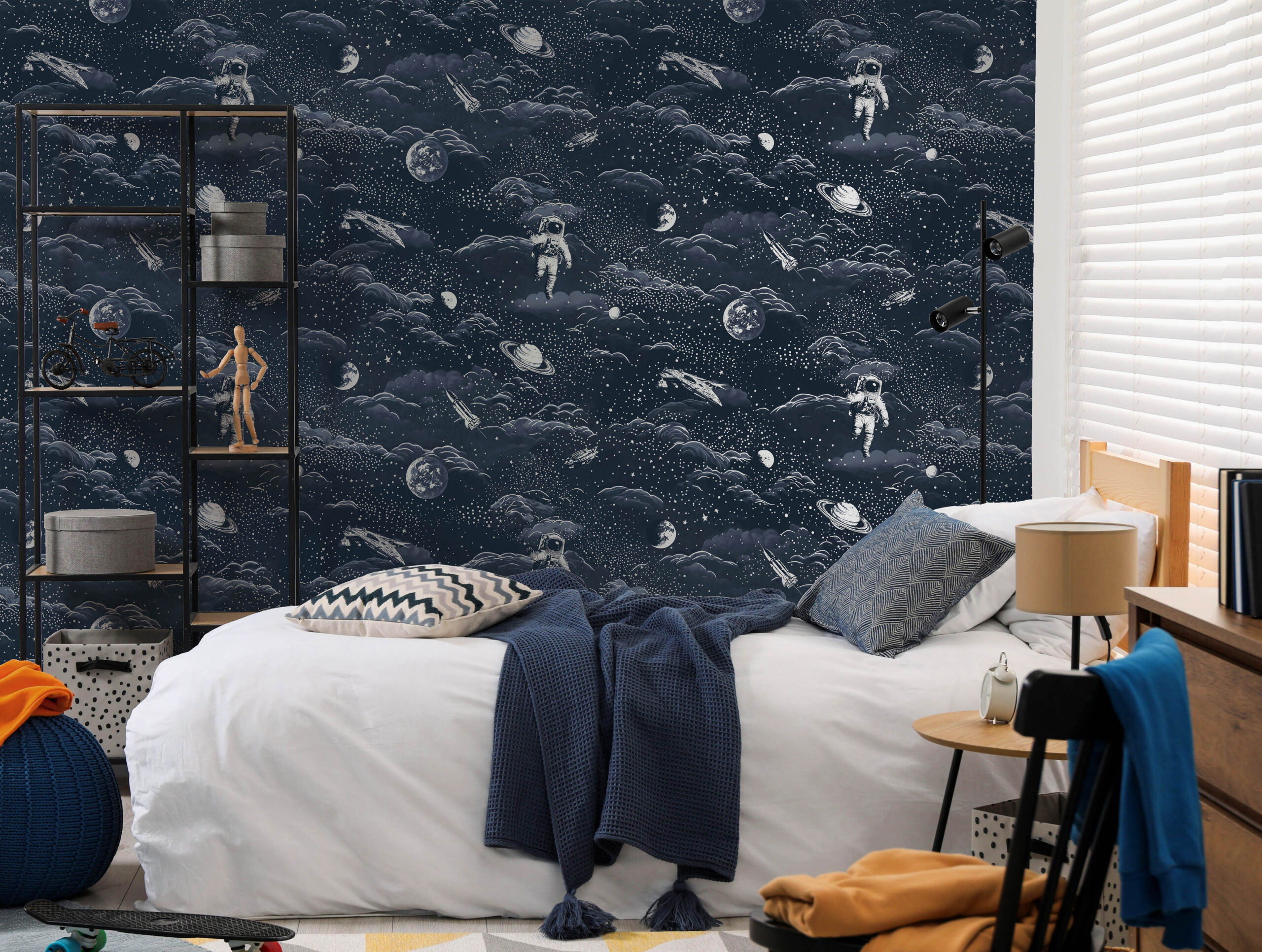 Tapeter Lost in Space Midnight Blue/Silver14051 14051 Interiör Tapeter Lost in Space Midnight Blue/Silver14051 14051 Interiör