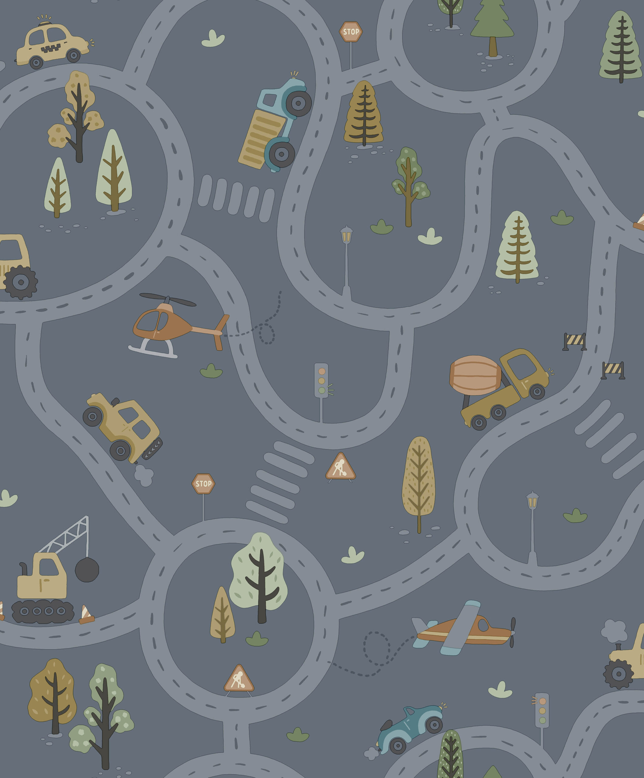Tapeter Roundabout Road Denim Blue14083 14083 Interiör alternativ Tapeter Roundabout Road Denim Blue14083 14083 Interiör alternativ