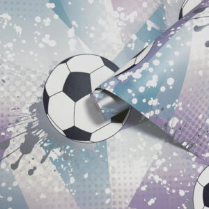 Tapeter Football Frenzy Lila Tapeter