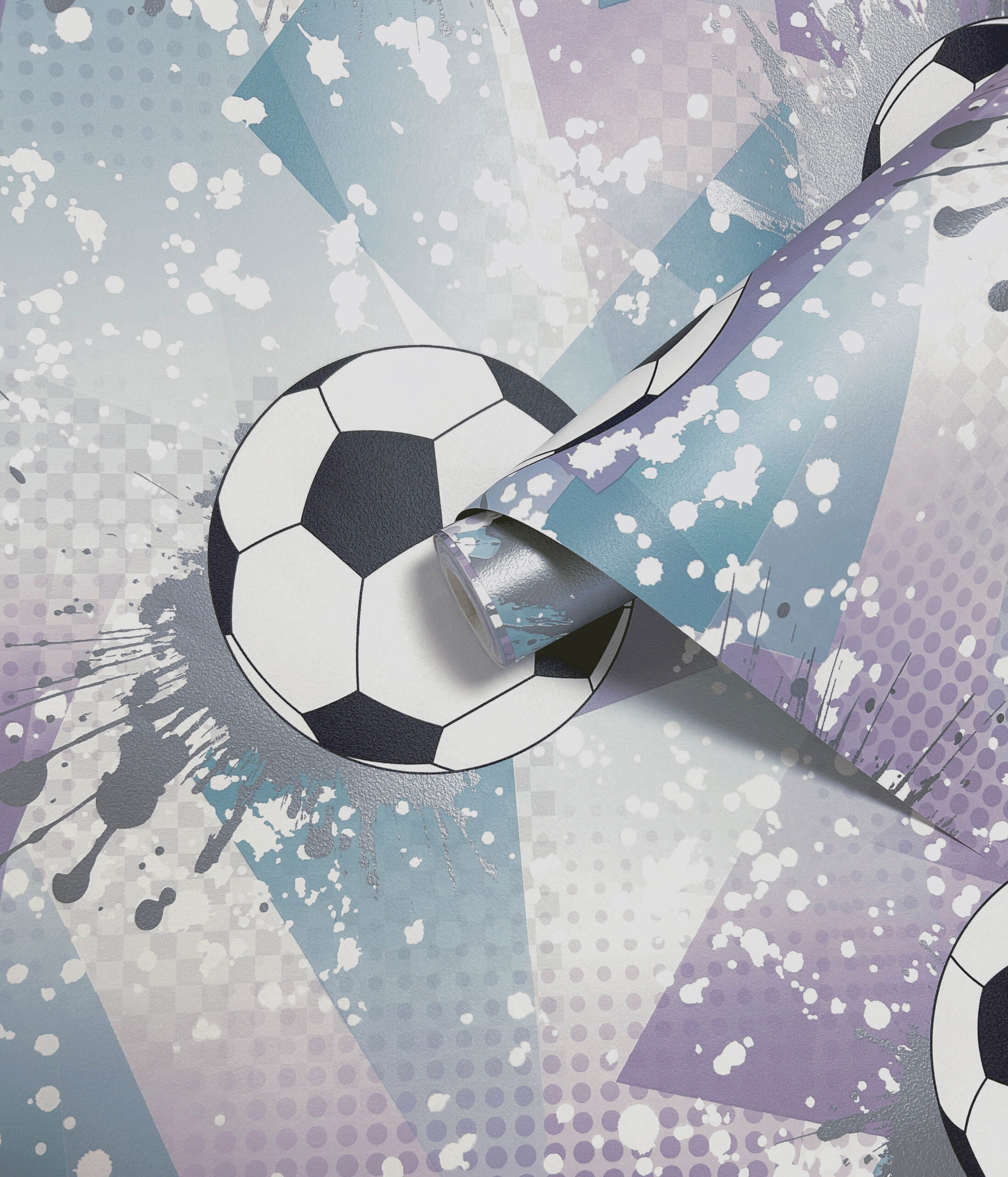 Tapeter Football Frenzy Lila Tapeter Tapeter Football Frenzy Lila Tapeter