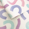 Tapeter Curly Confetti Aqua/Lila Tapeter