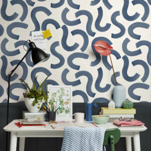 Tapeter Curly Confetti Navy14112 14112 Interiör