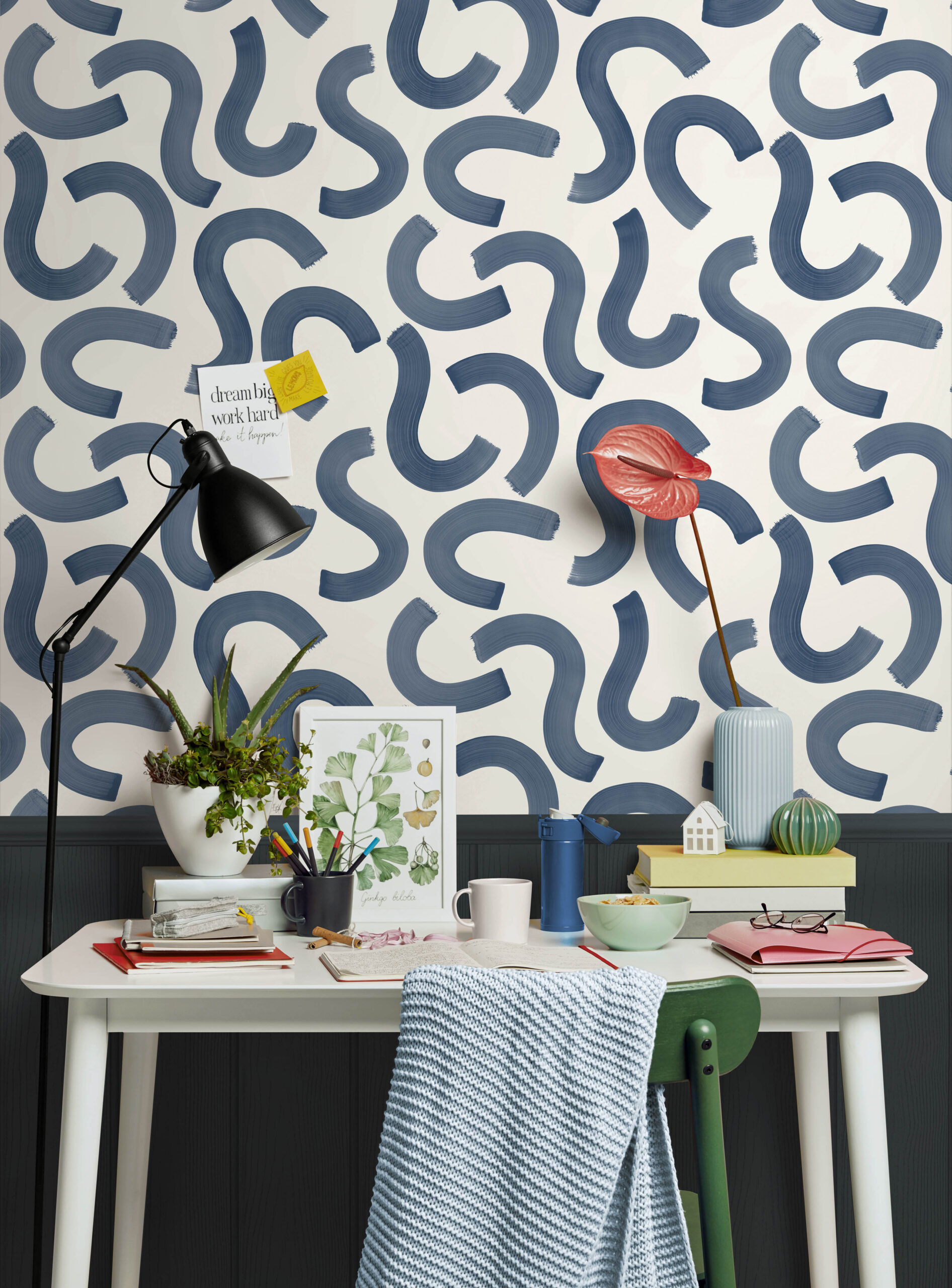 Tapeter Curly Confetti Navy14112 14112 Interiör Tapeter Curly Confetti Navy14112 14112 Interiör