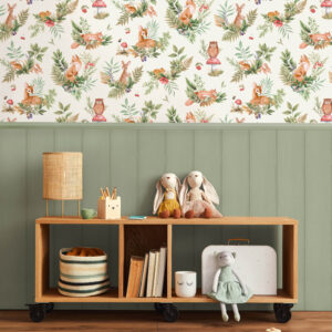 Tapeter Forest Friends Cream/Multi14123 14123 Interiör