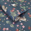 Tapeter Bunnies & Berries Navy14142 14142 Mönster